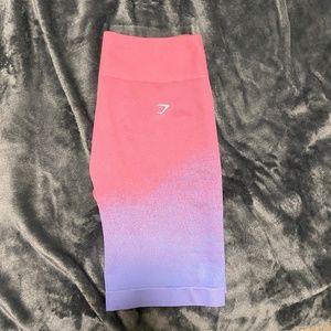 Gymshark Adapt Ombre Cycling shorts: pink